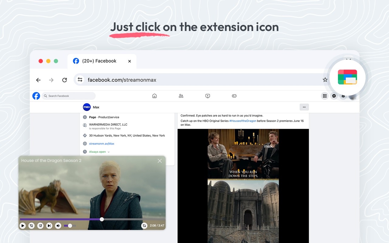 Picture in Picture - Floating player screenshot