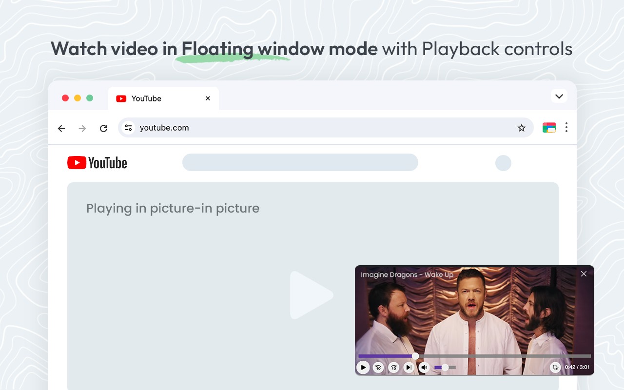 Picture in Picture - Floating player screenshot