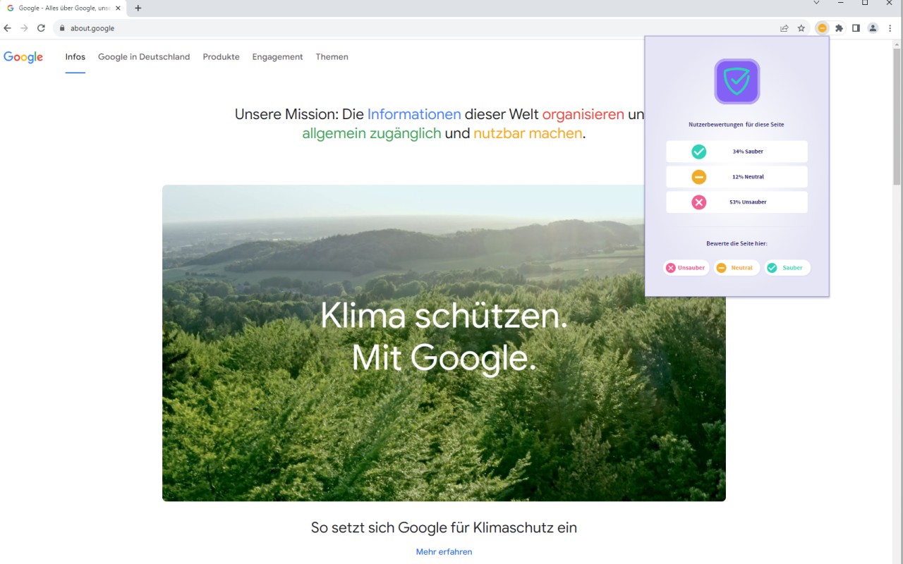 Bitcleaner Surfguard screenshot