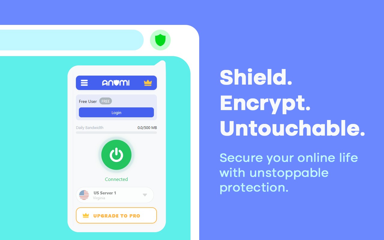 Anomi VPN - Free Residential VPN for Chrome screenshot