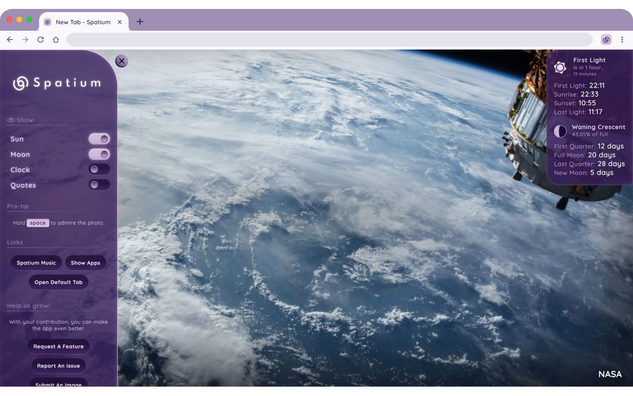 Spatium screenshot