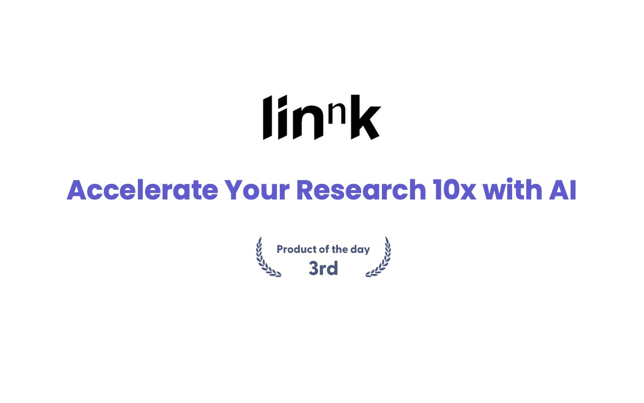 Linnk AI - Academic & Professional Research Assistant screenshot
