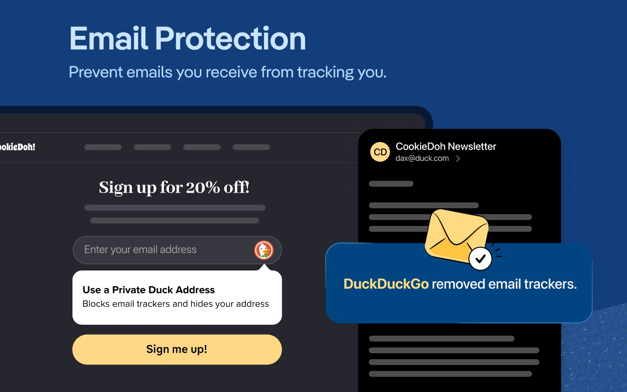 DuckDuckGo Search & Tracker Protection screenshot