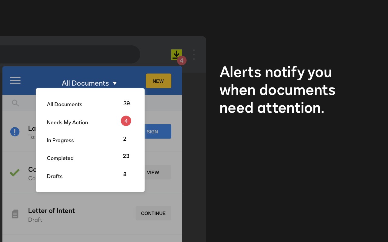 Docusign eSignature for Chrome screenshot