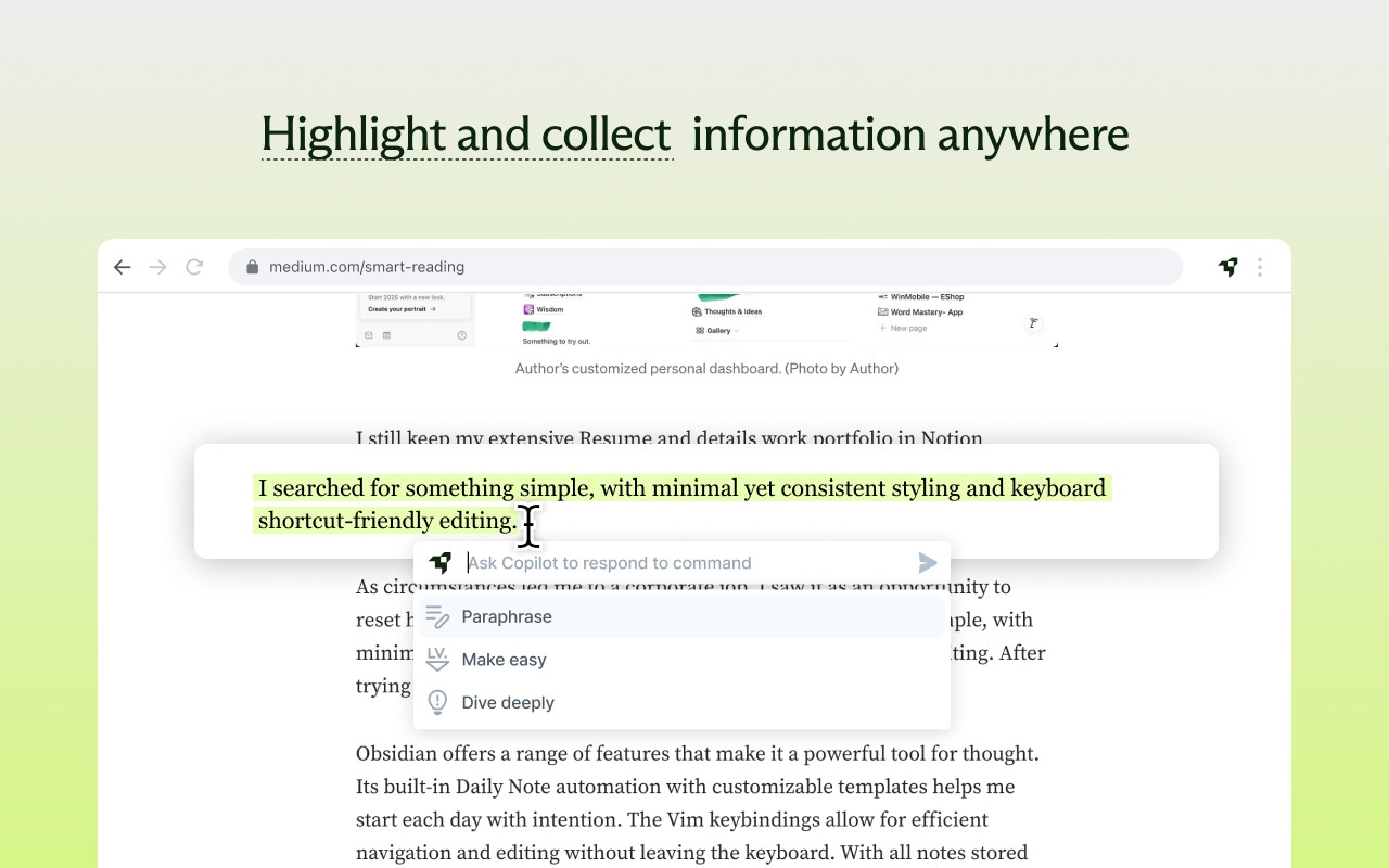 Liner: ChatGPT AI Copilot for Web&YouTube&PDF screenshot