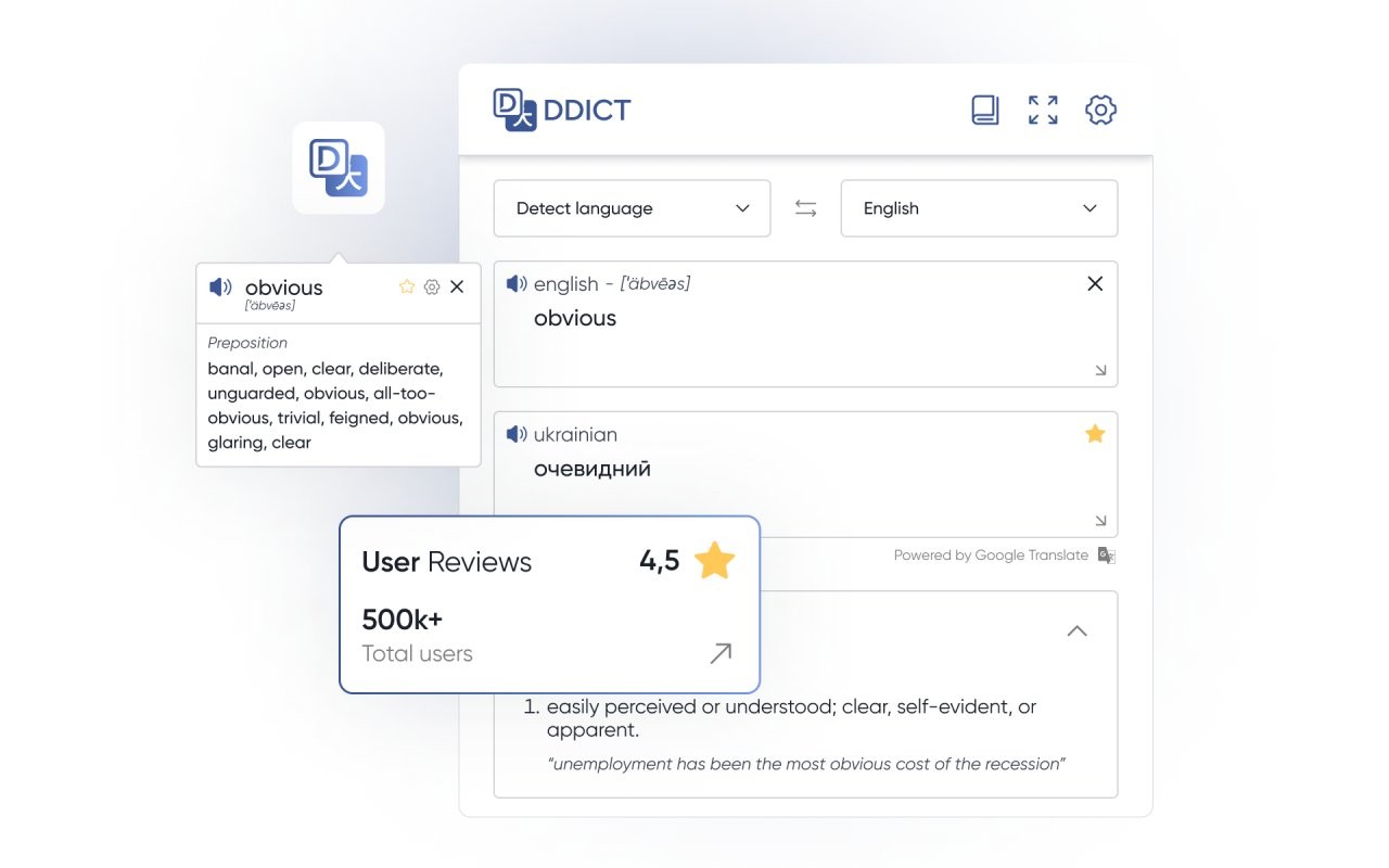 Ddict: AI Translation & Writing Assistant screenshot