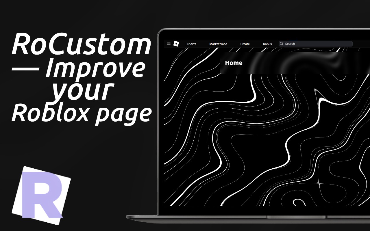 RoCustom - Improve your Roblox page screenshot