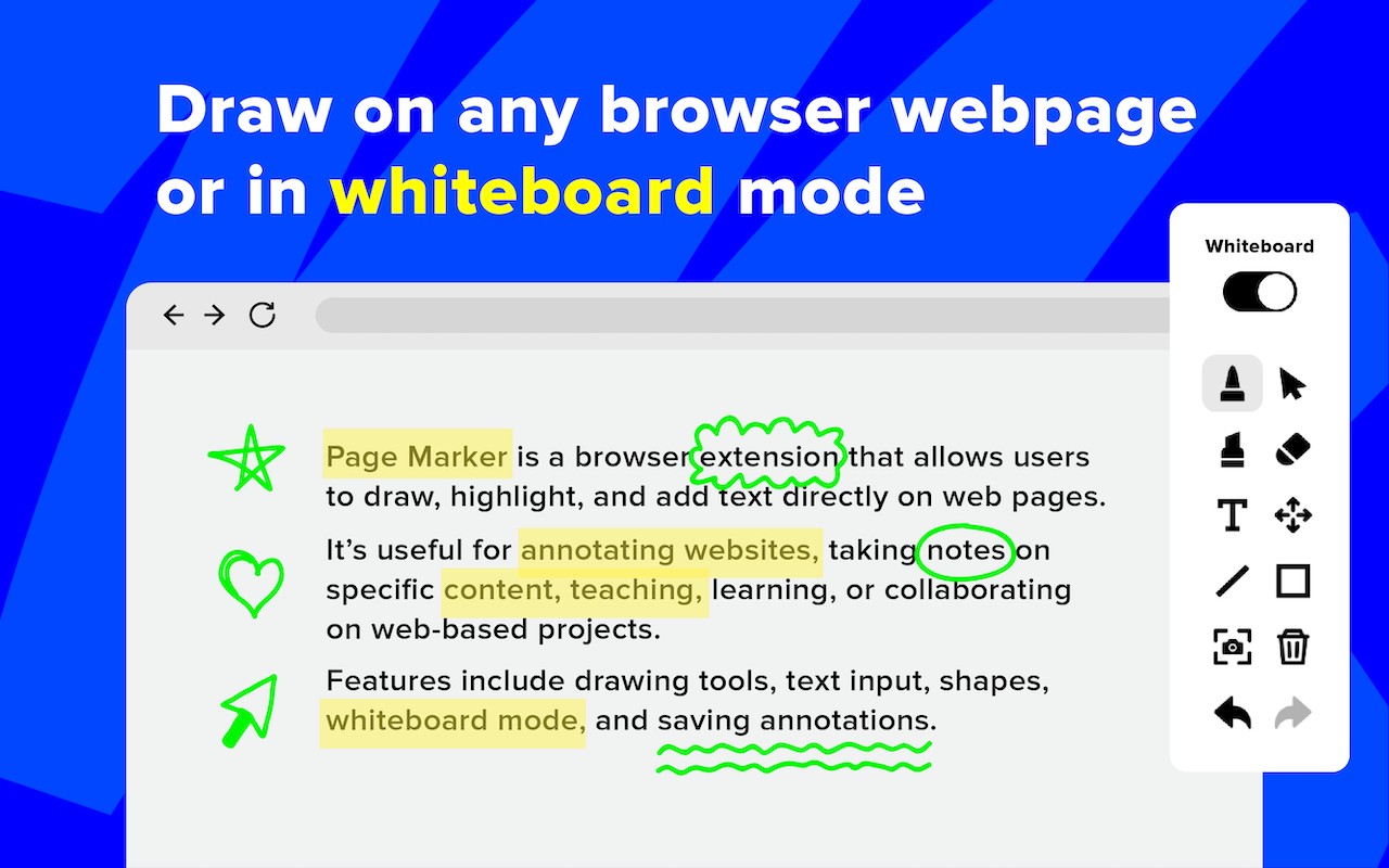 Page Marker Extension screenshot