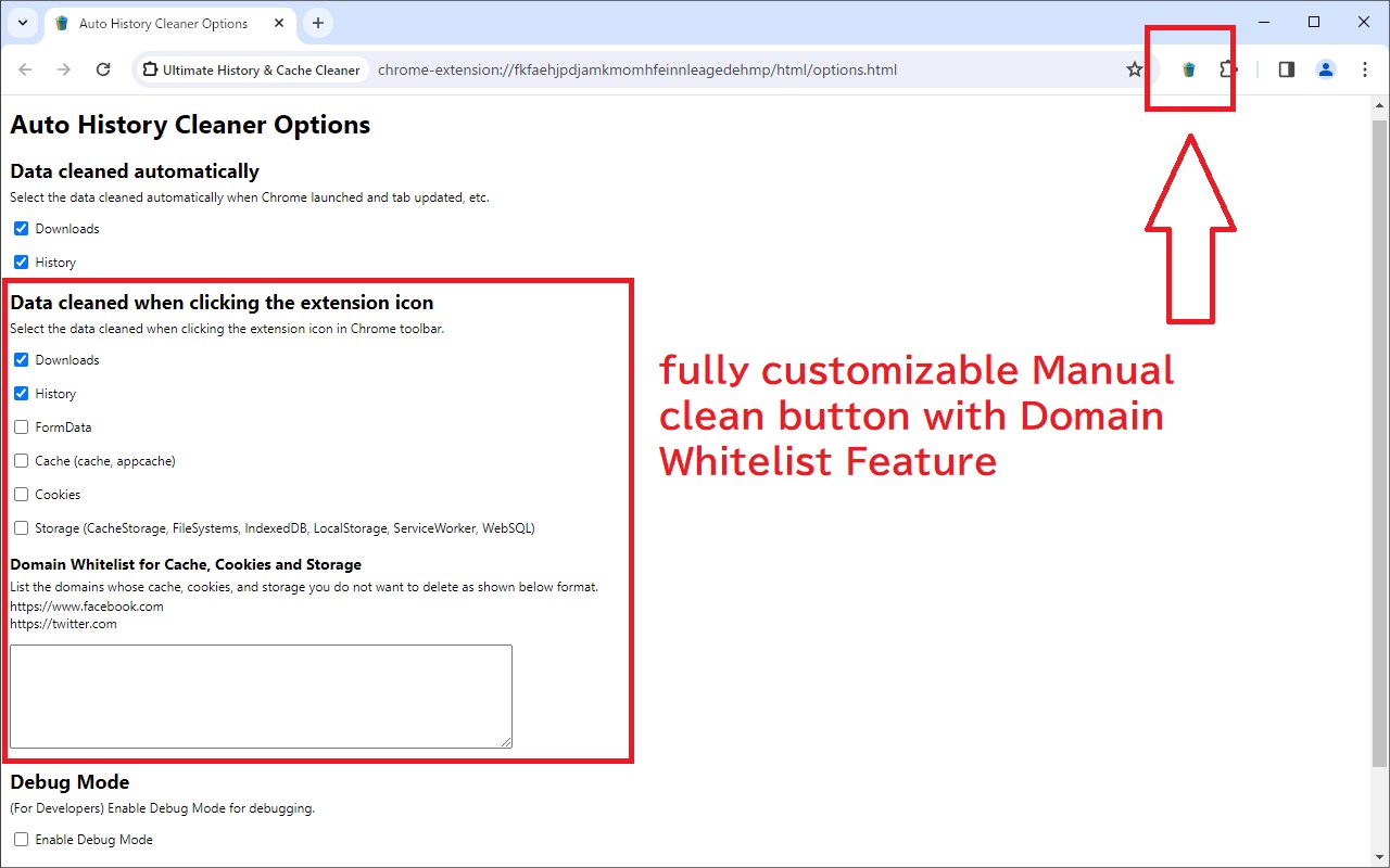 Ultimate History & Cache Cleaner screenshot
