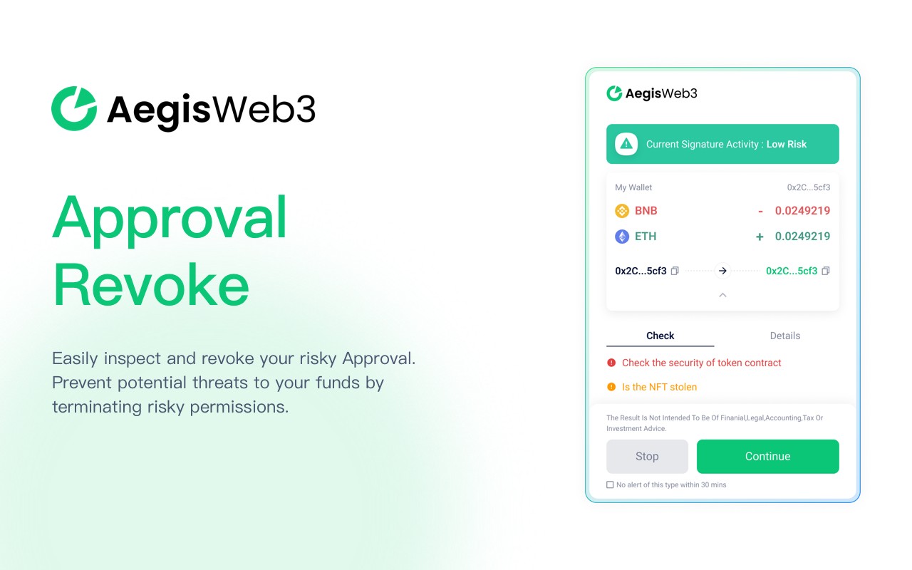 AegisWeb3 screenshot