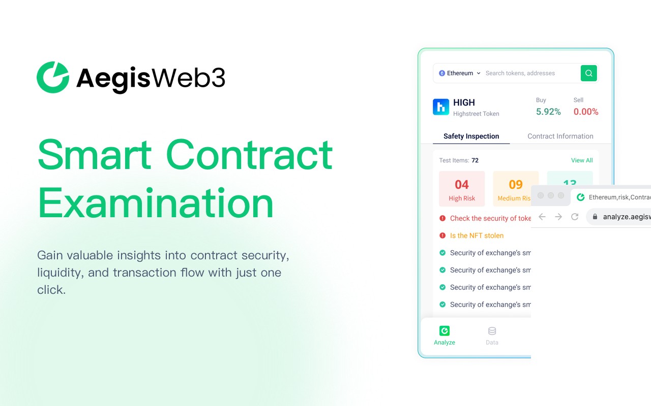 AegisWeb3 screenshot