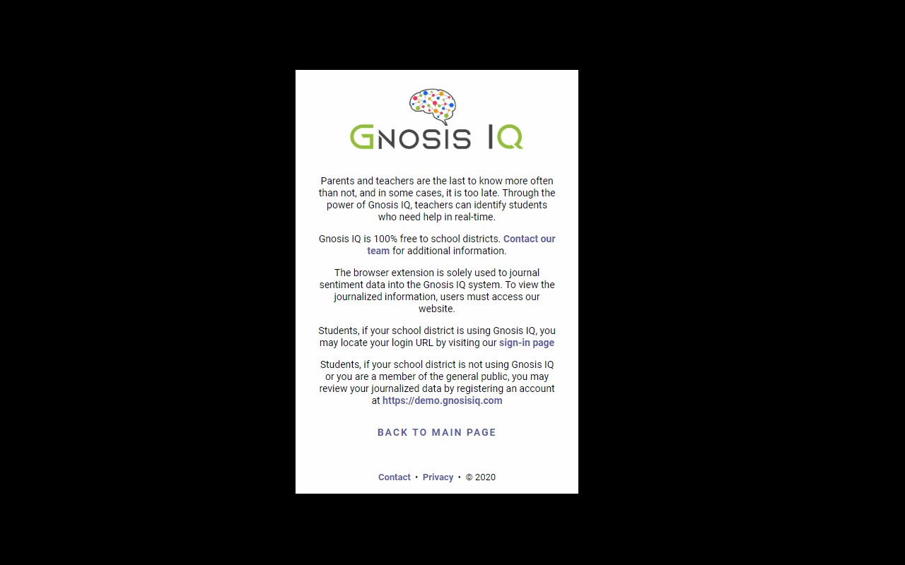Gnosis IQ screenshot