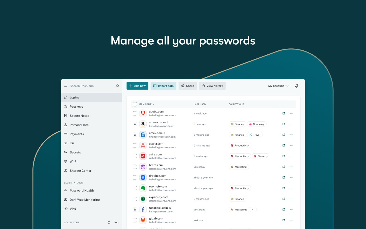 Dashlane — Password Manager screenshot