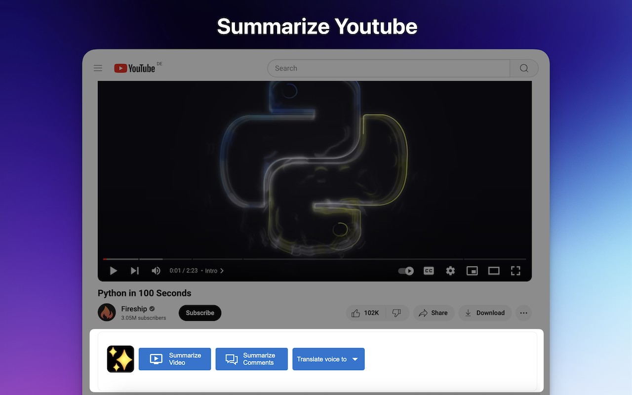 AI Chrome Extension powered by ChatGPT - Magictool AI screenshot
