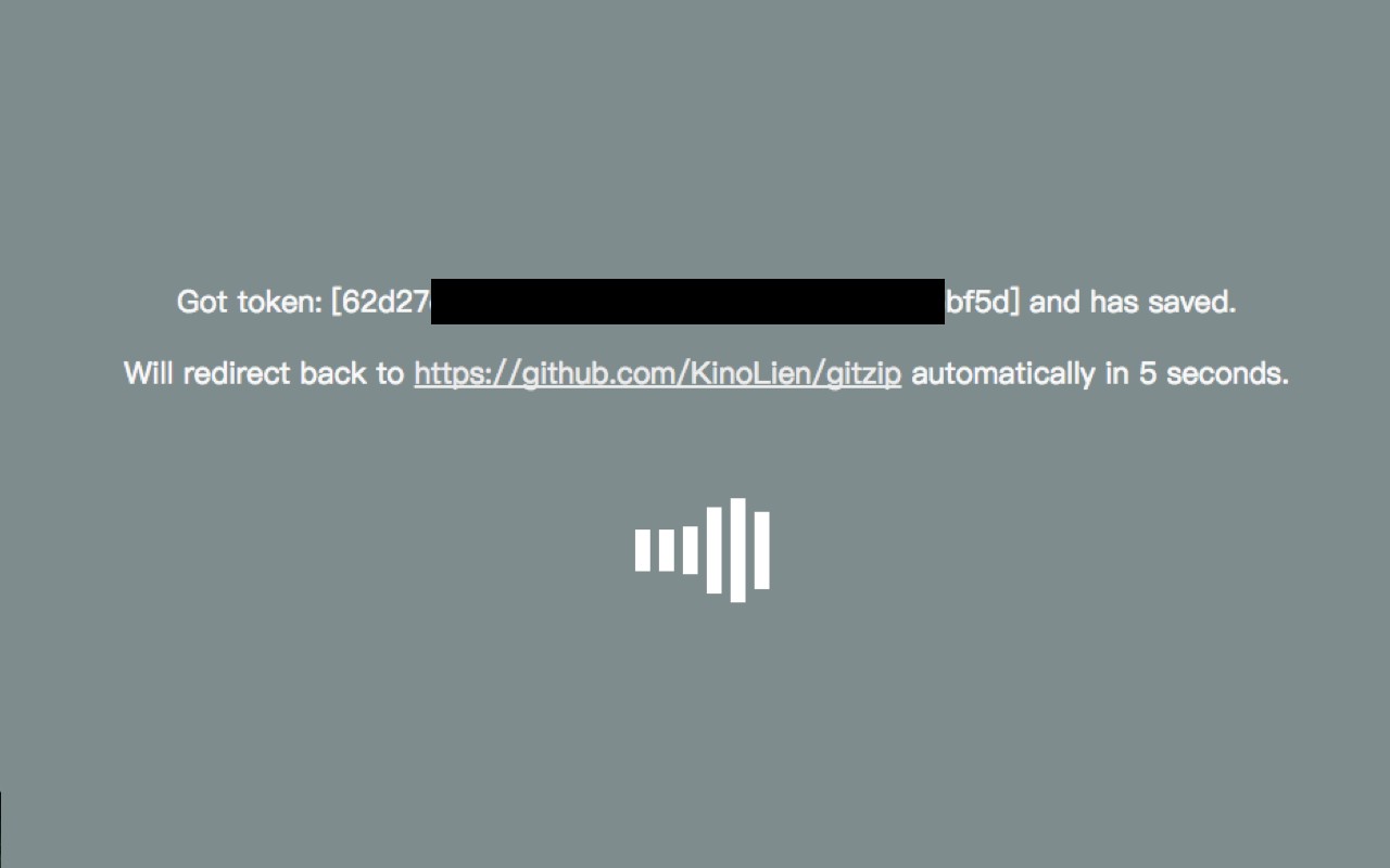 GitZip for github screenshot