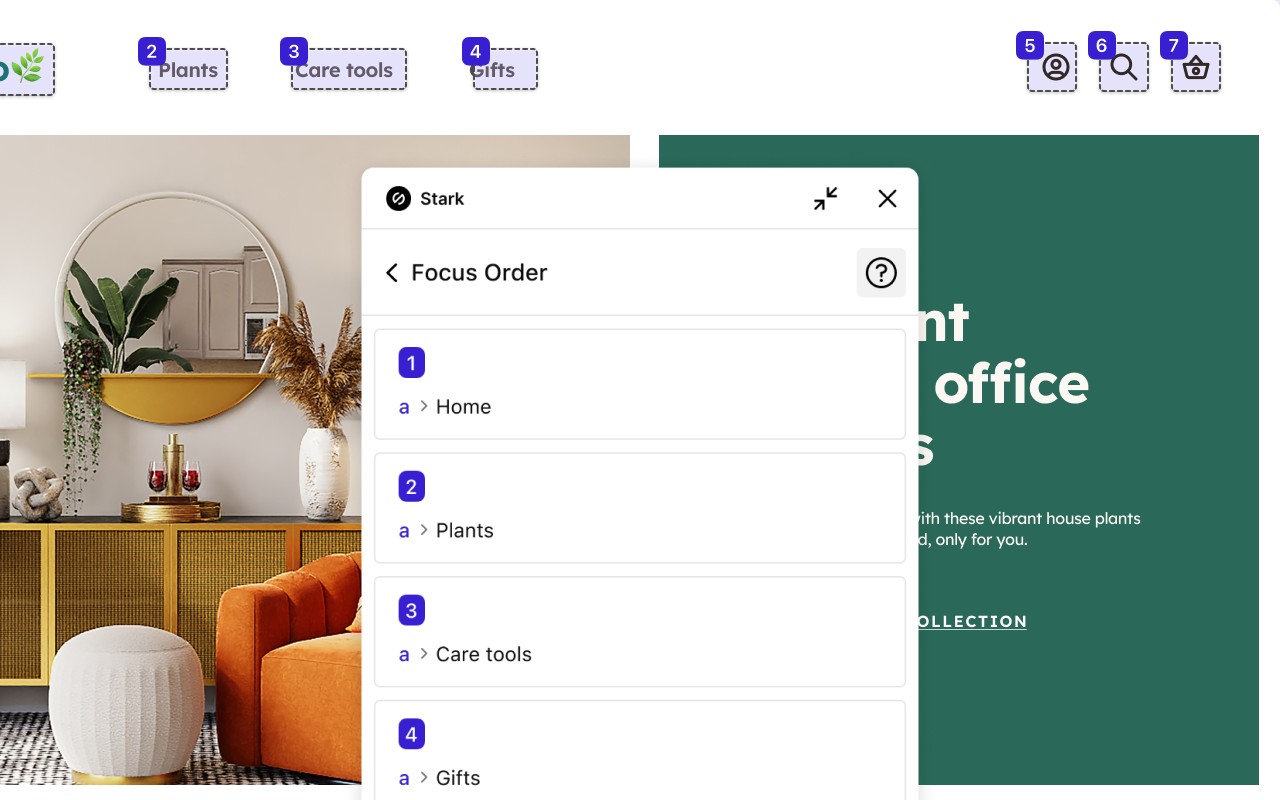 Stark Accessibility Checker screenshot