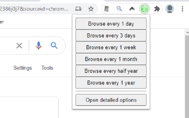 Browse Periodically(定期的にチェック) screenshot