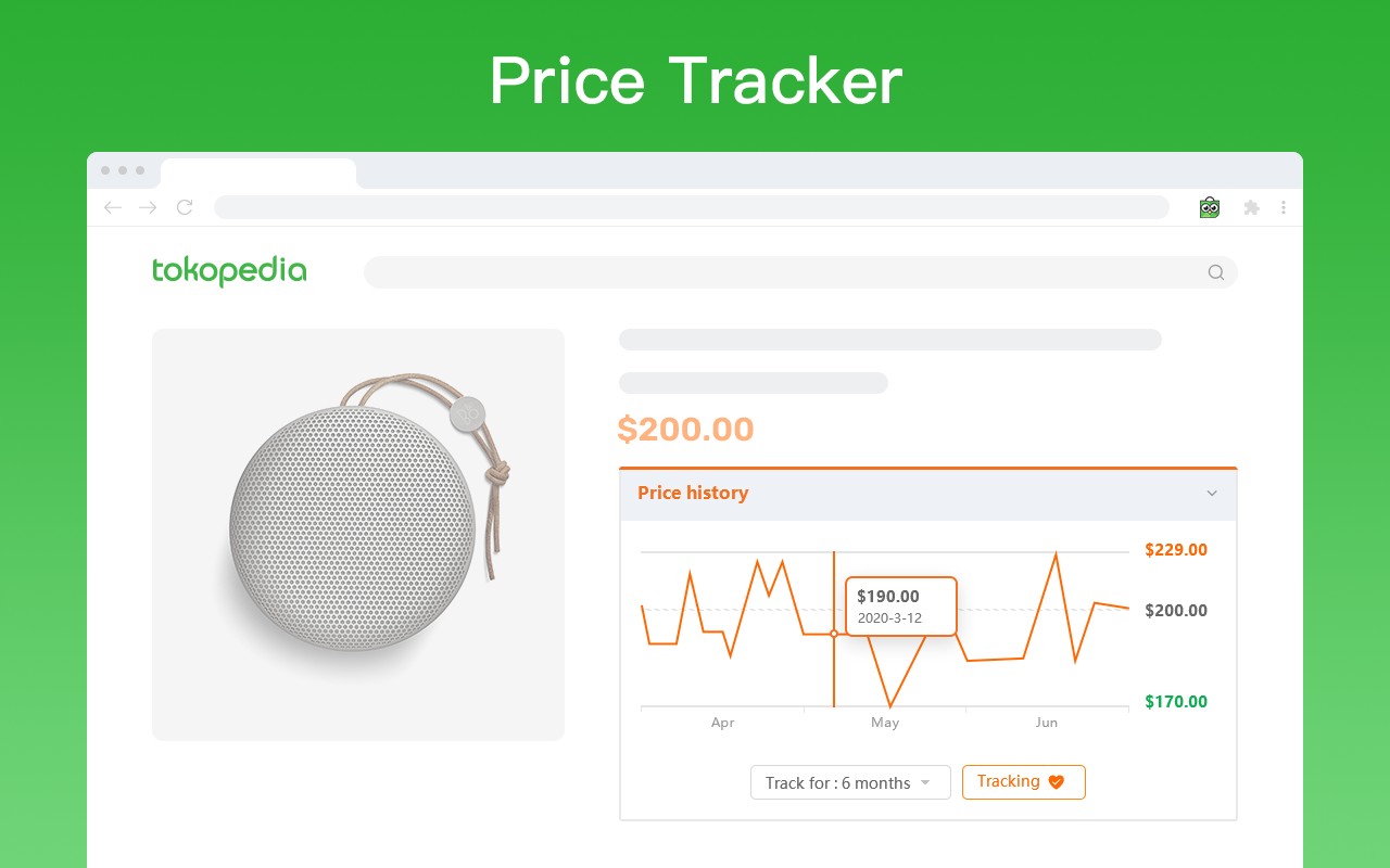 Tokopedia Price Tracker screenshot