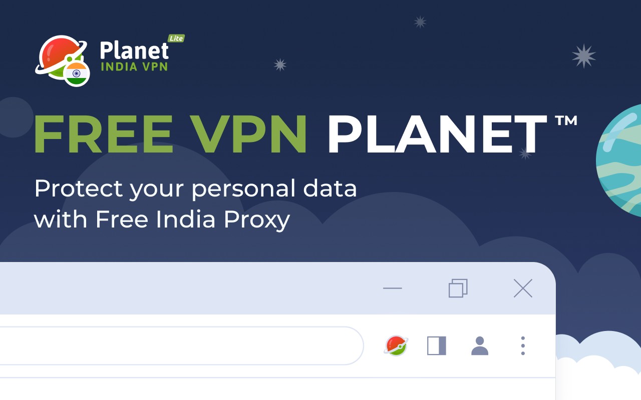 VPN India - Planet VPN lite Proxy screenshot