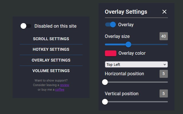 Volume Scroll screenshot