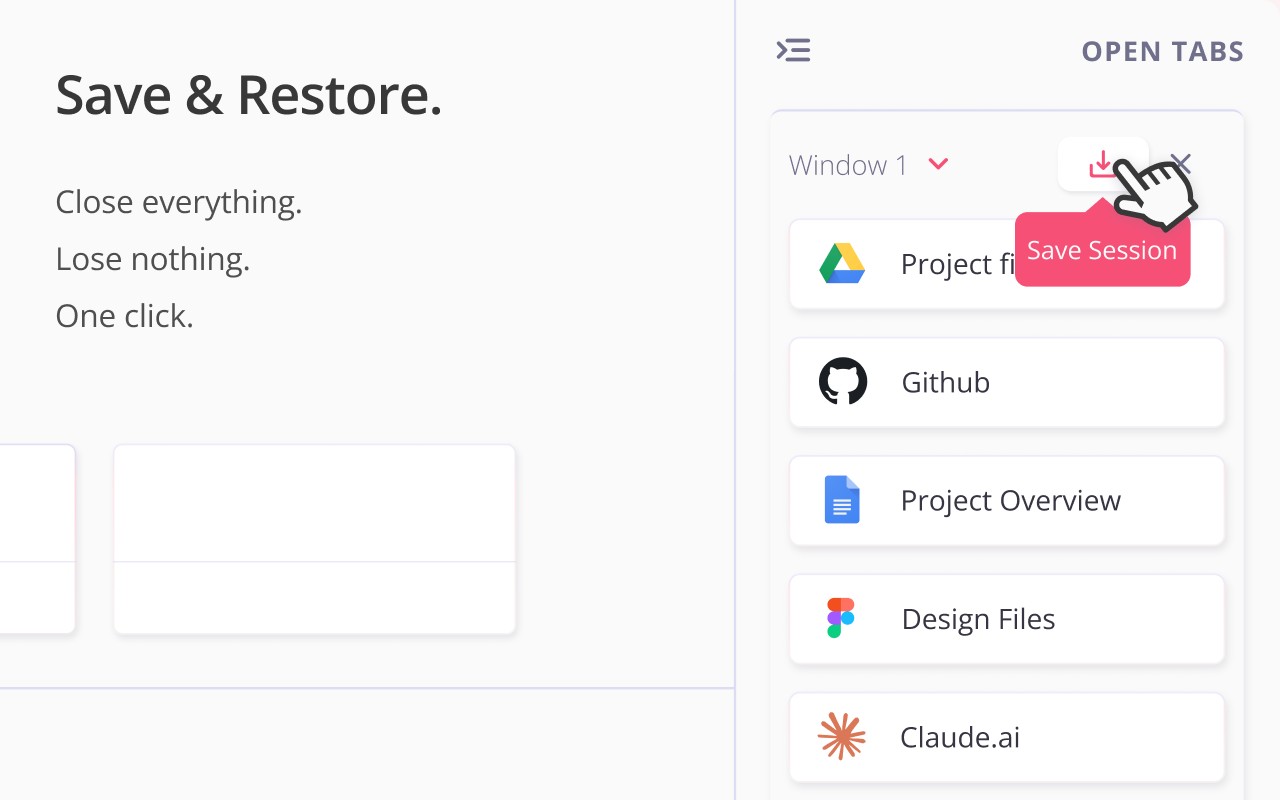 Toby: Tab Management Tool screenshot