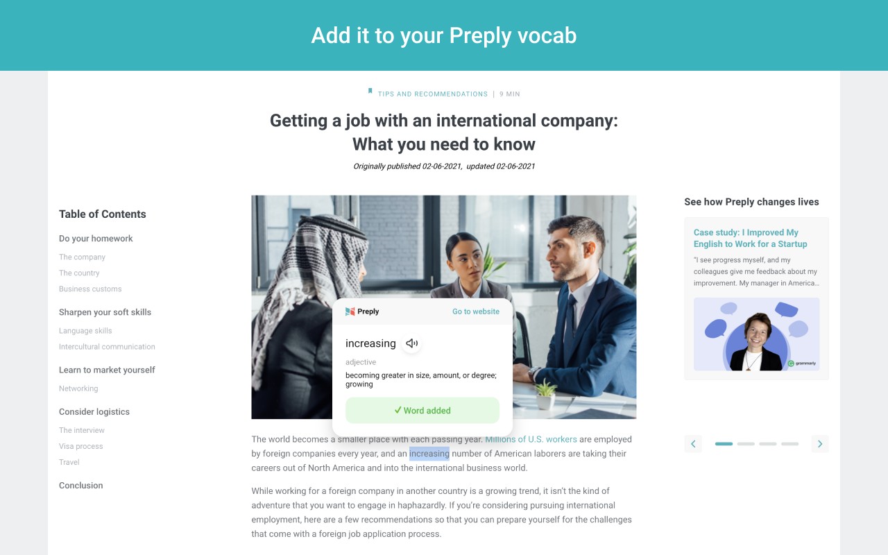 Vocab by Preply screenshot