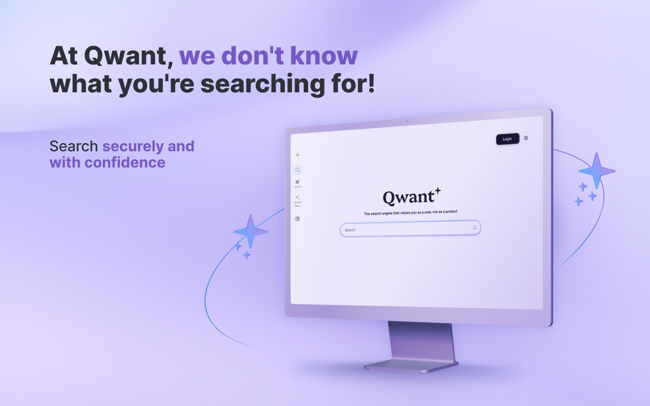 Qwant - Search engine and tracker blocker screenshot