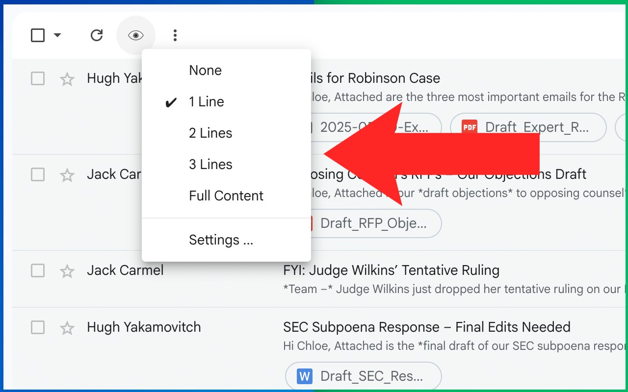 Gmail Message Preview by cloudHQ screenshot