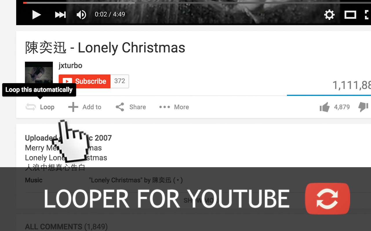 Looper for YouTube screenshot