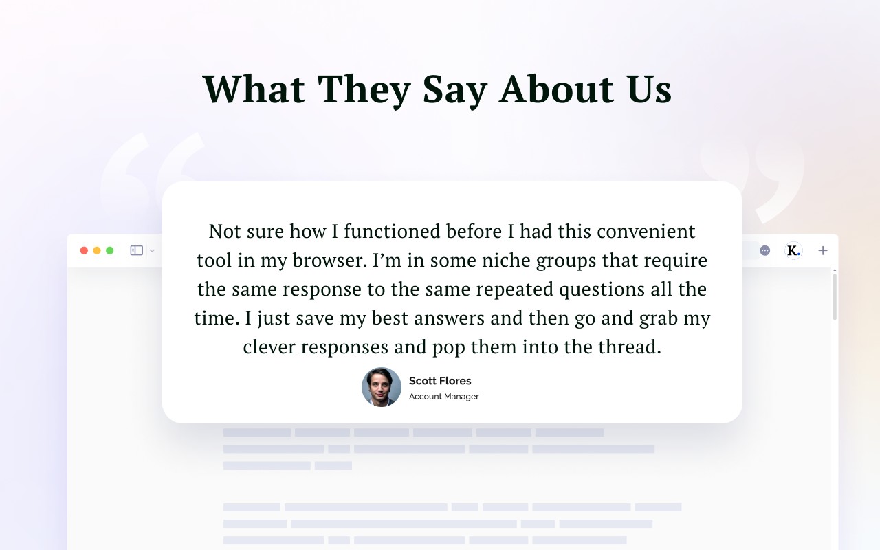 Canned Responses & Company Wiki - Klutch screenshot