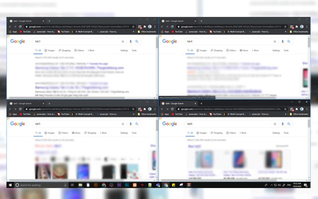 Tab manager screenshot