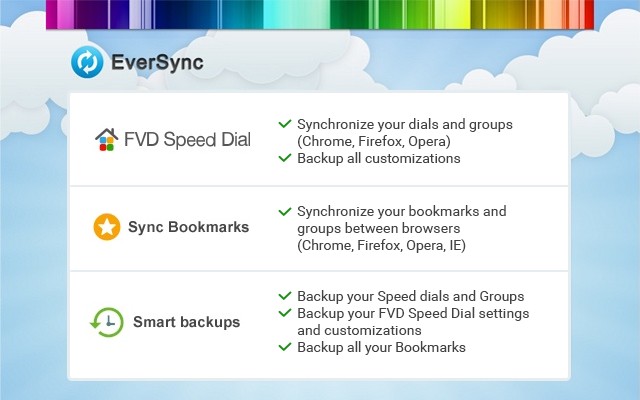 EverSync - Sync bookmarks, backup favorites screenshot