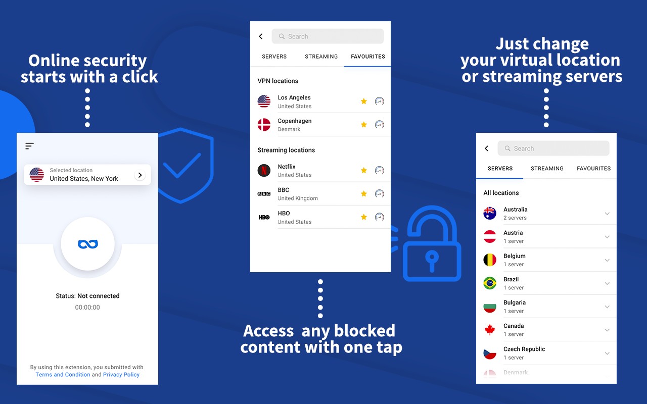 Free VPN Proxy - VPN for Chrome uVPN screenshot