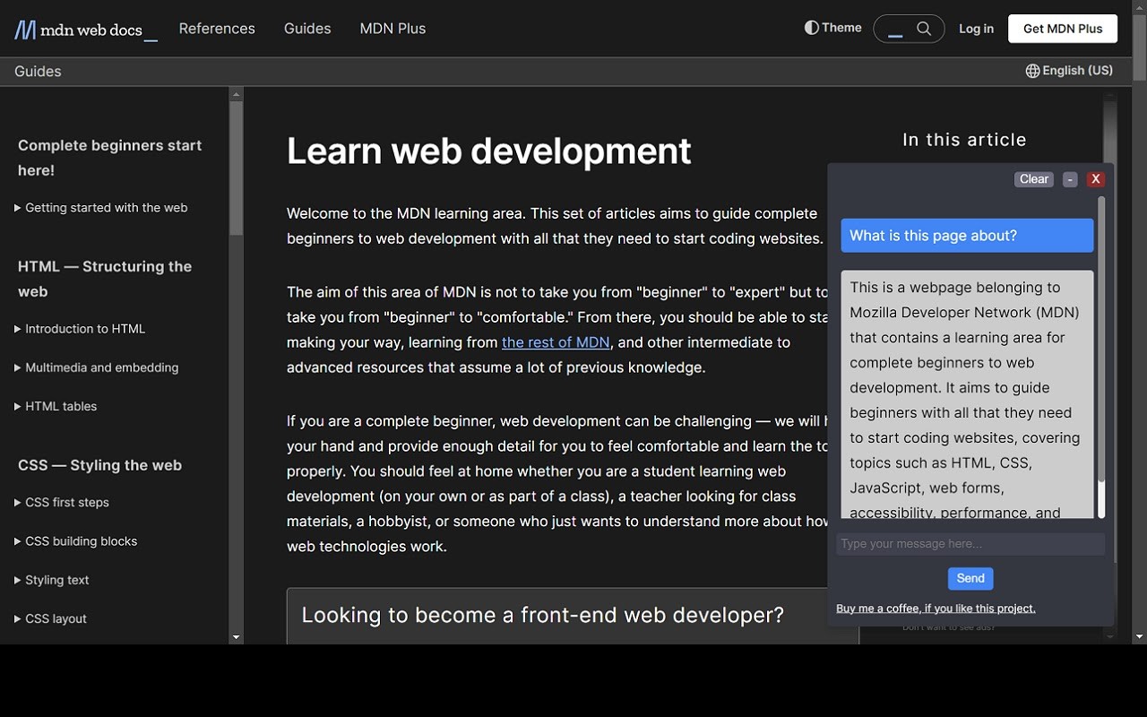 ChatExtension - A ChatGPT Extension screenshot