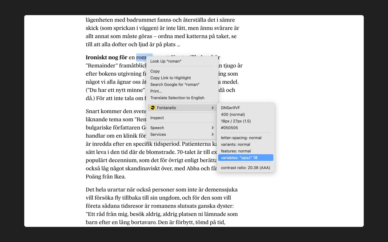 Fontanello screenshot