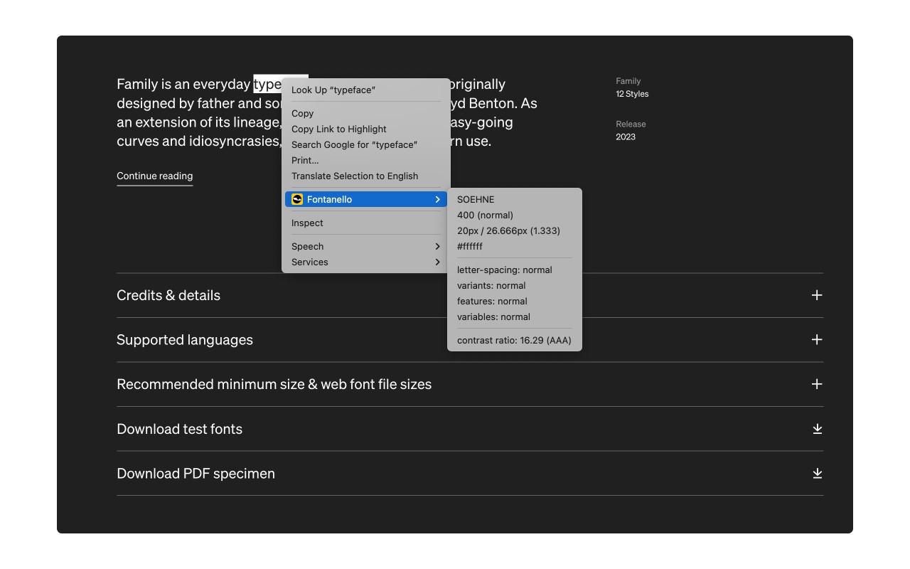 Fontanello screenshot