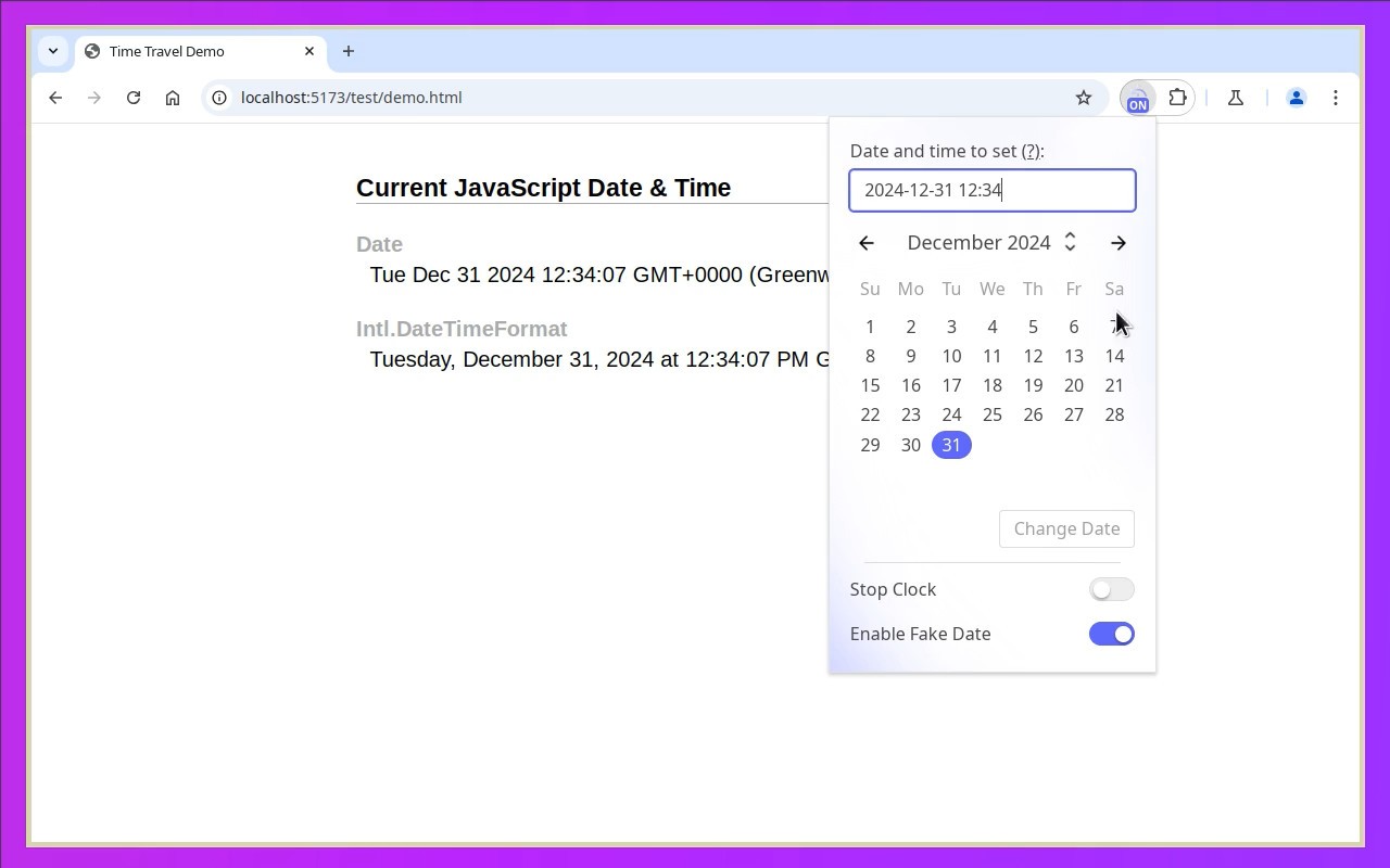 Time Travel screenshot