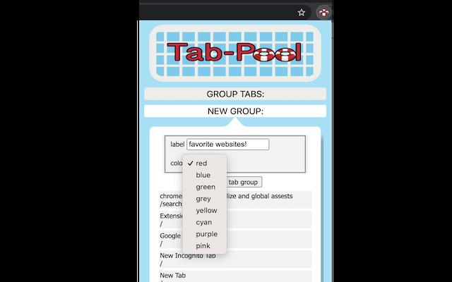 Tab-Pool screenshot