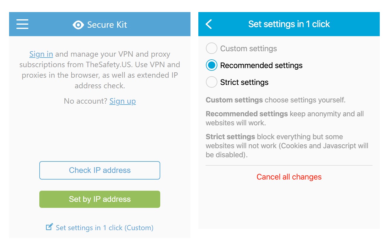 Secure Kit screenshot