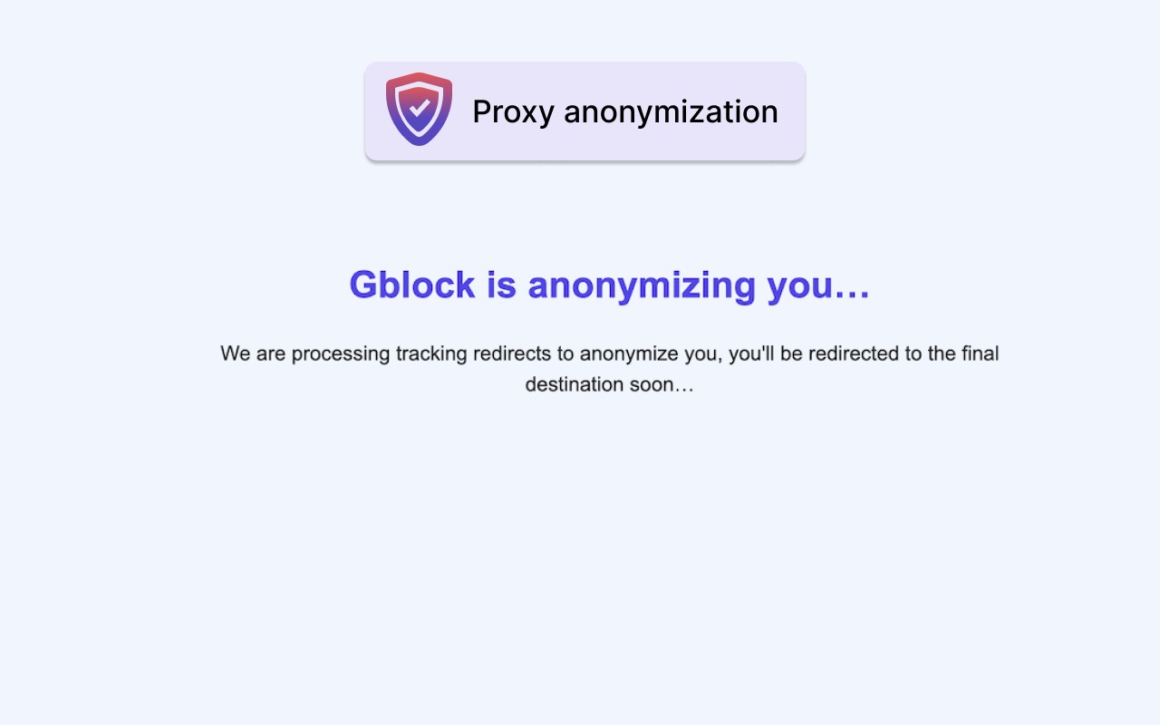 Gblock — Block email tracking in Gmail screenshot