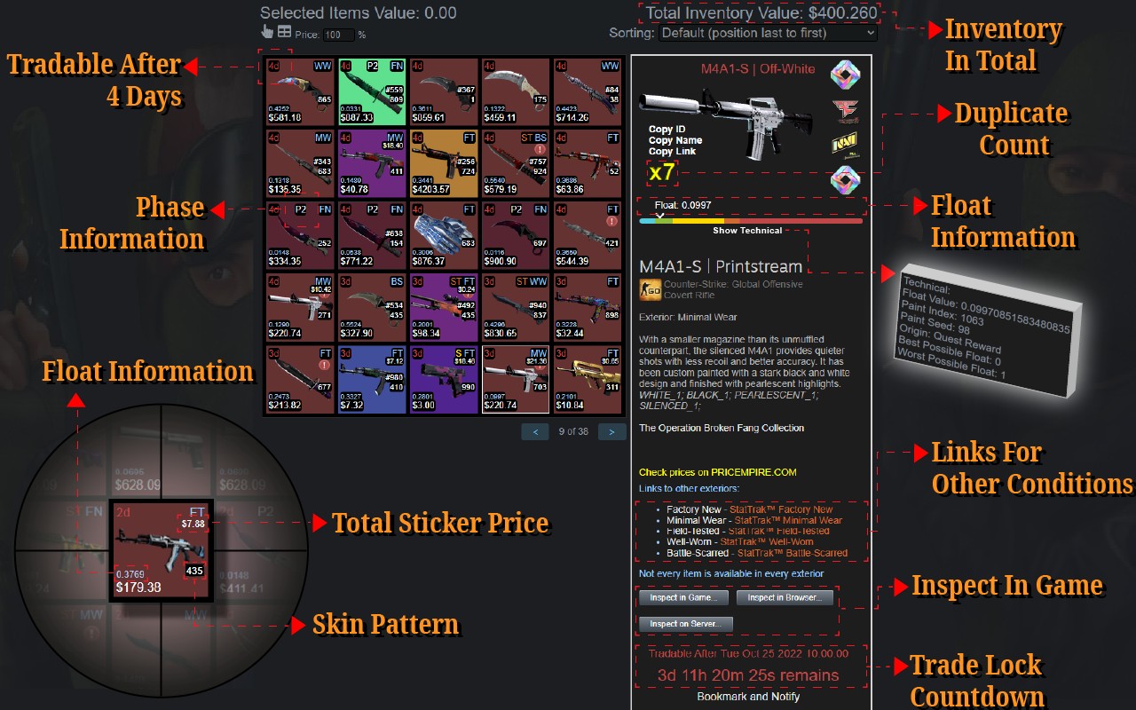 CS2 Trader - Steam Trading Enhancer screenshot