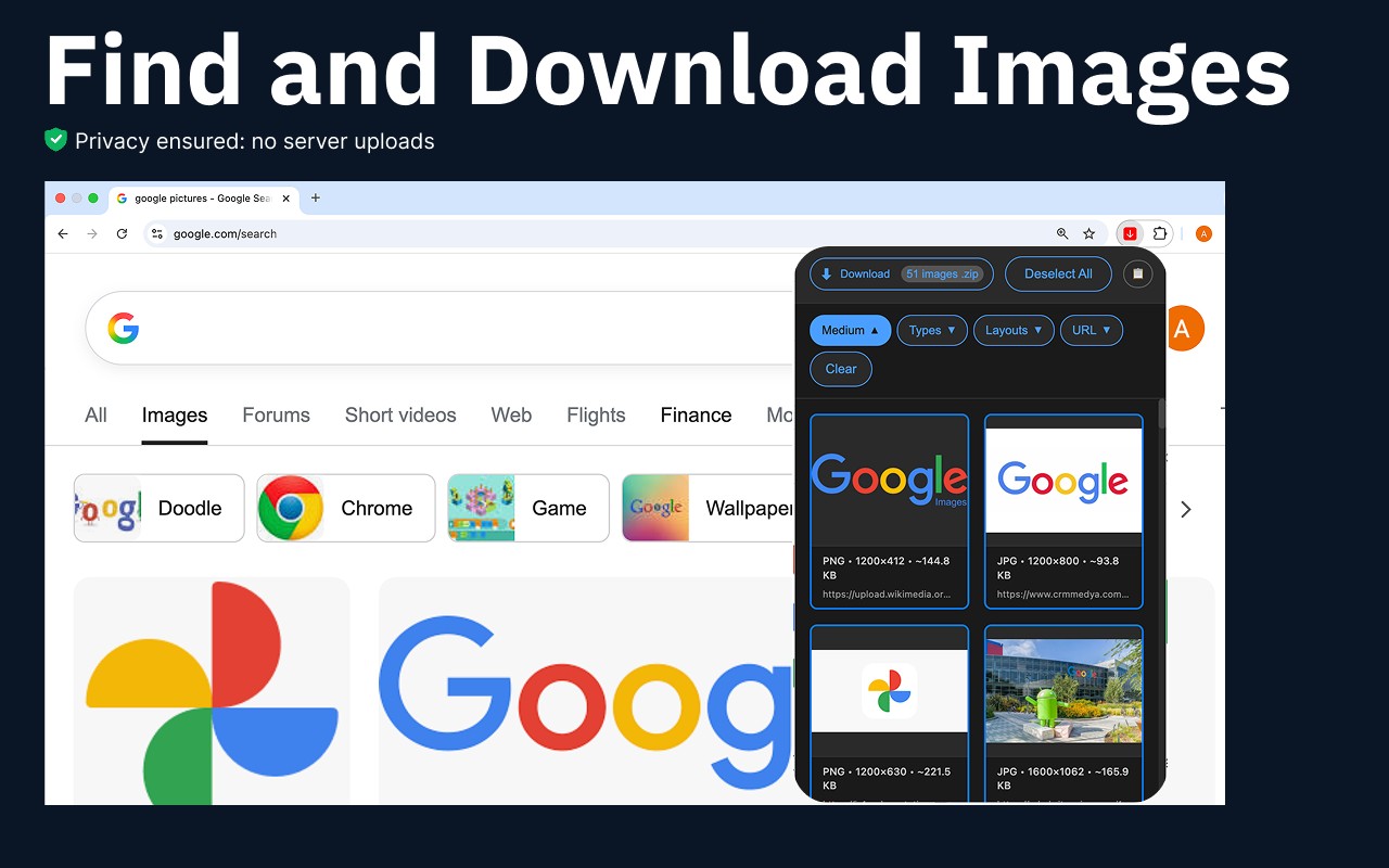 Bulk Image Downloader screenshot