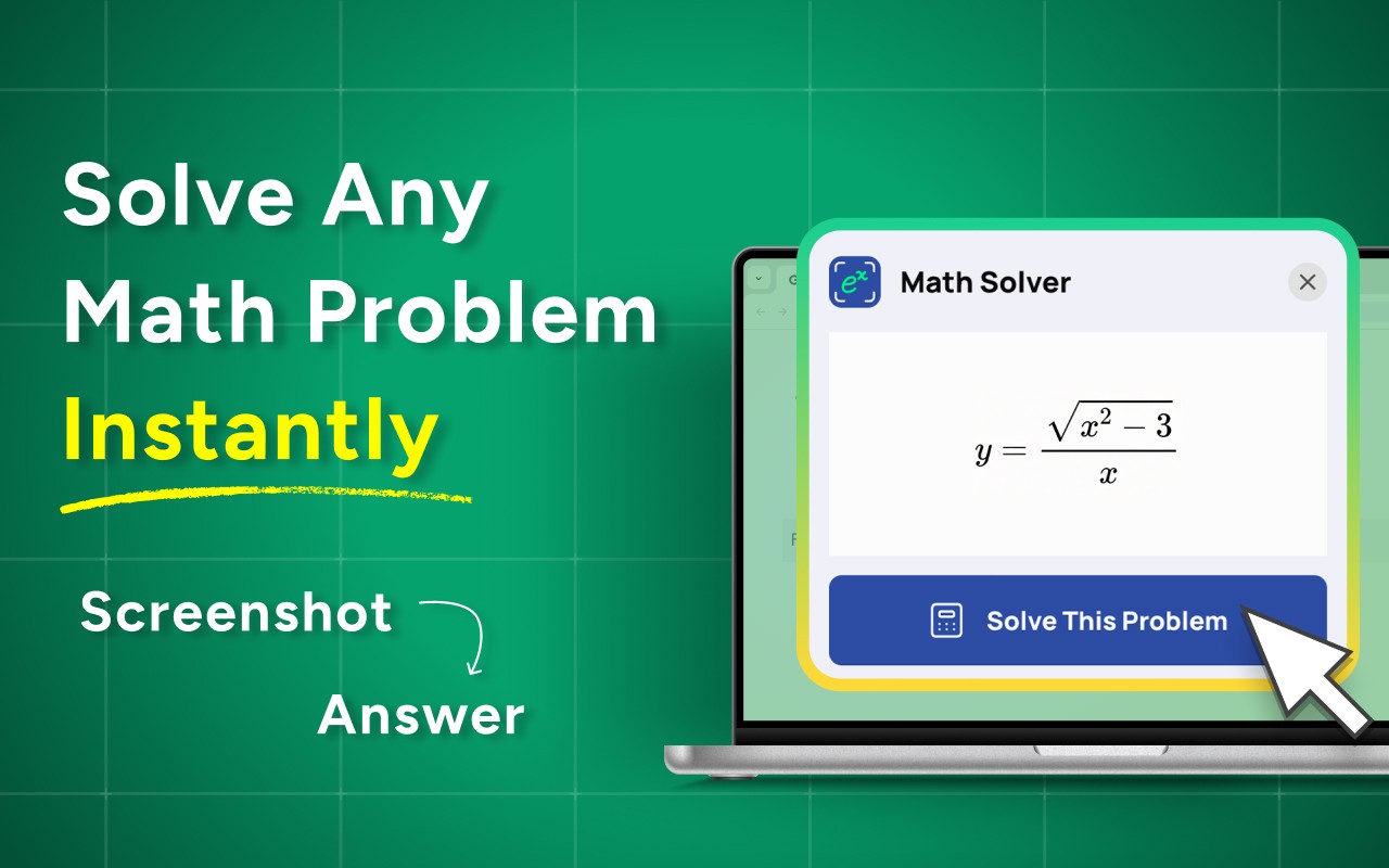 Math Solver for Chrome – AI Math Problem Solver screenshot