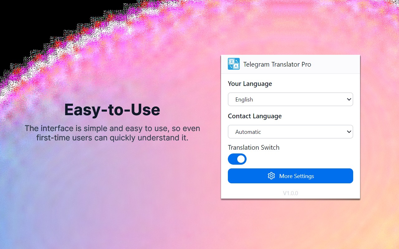 Telegram Translator Pro screenshot