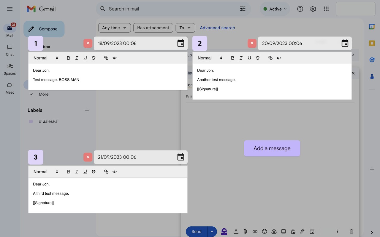Salespal screenshot