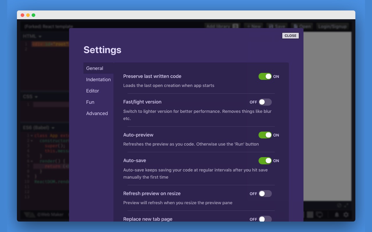 Web Maker screenshot