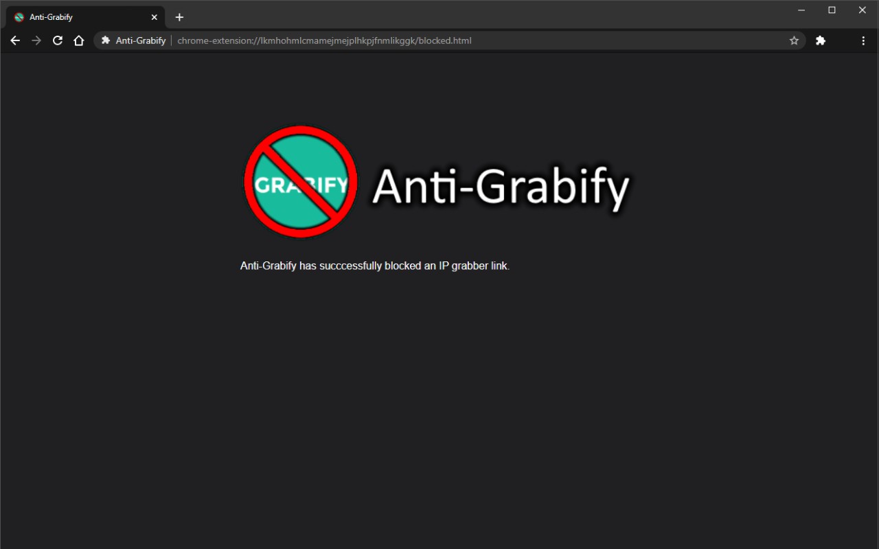 Anti-Grabify screenshot
