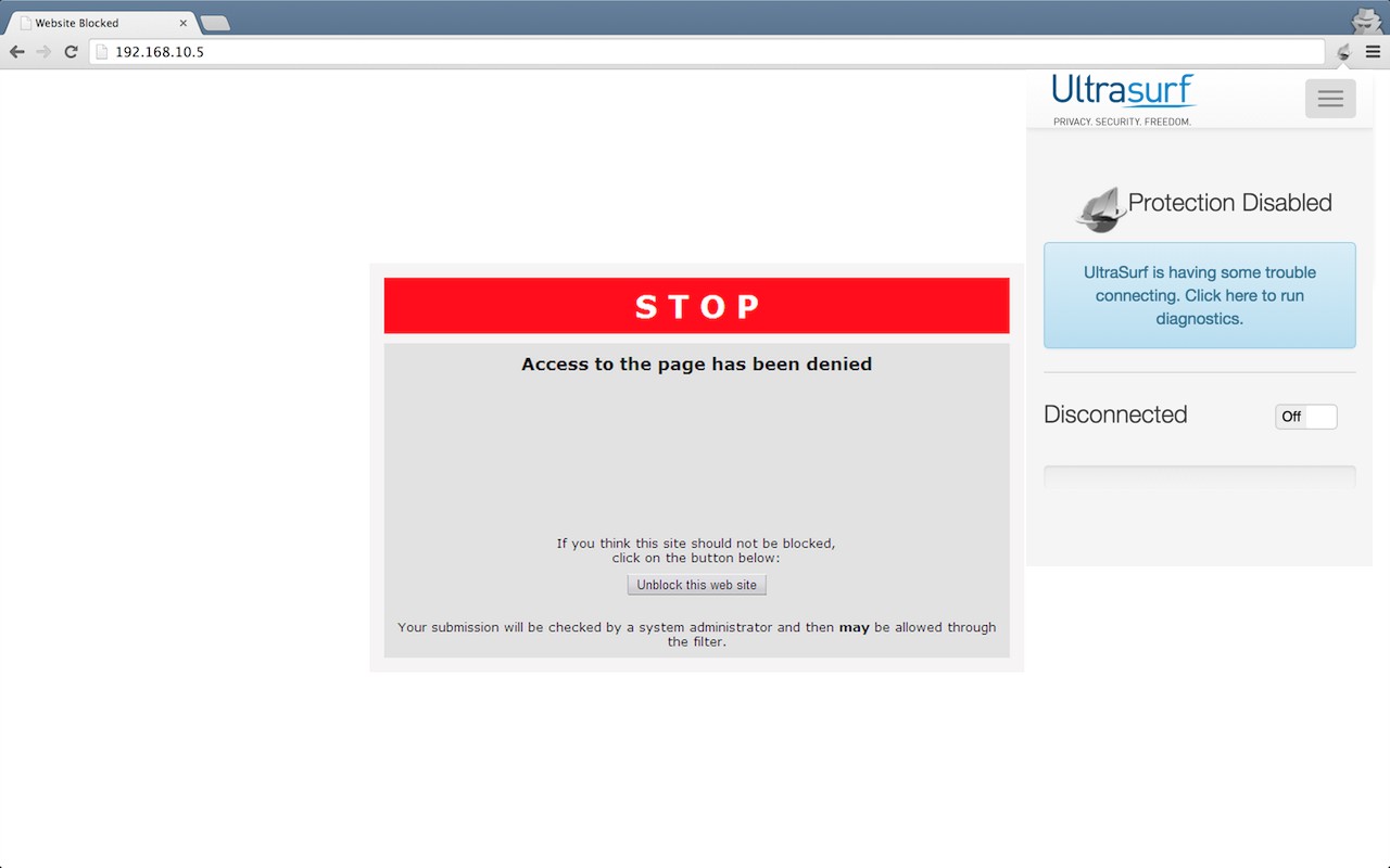 UltraSurf Security, Privacy & Freedom VPN screenshot