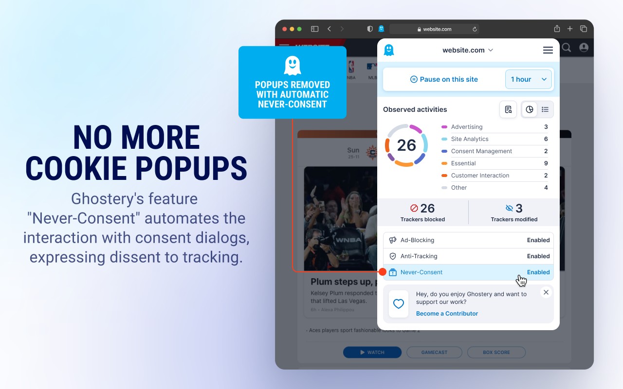 Ghostery AdBlocker for Privacy screenshot