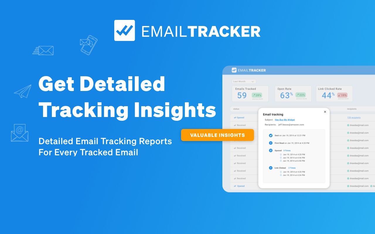Email Tracker screenshot